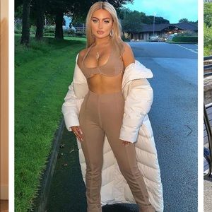 Stay true pants set Mocha L